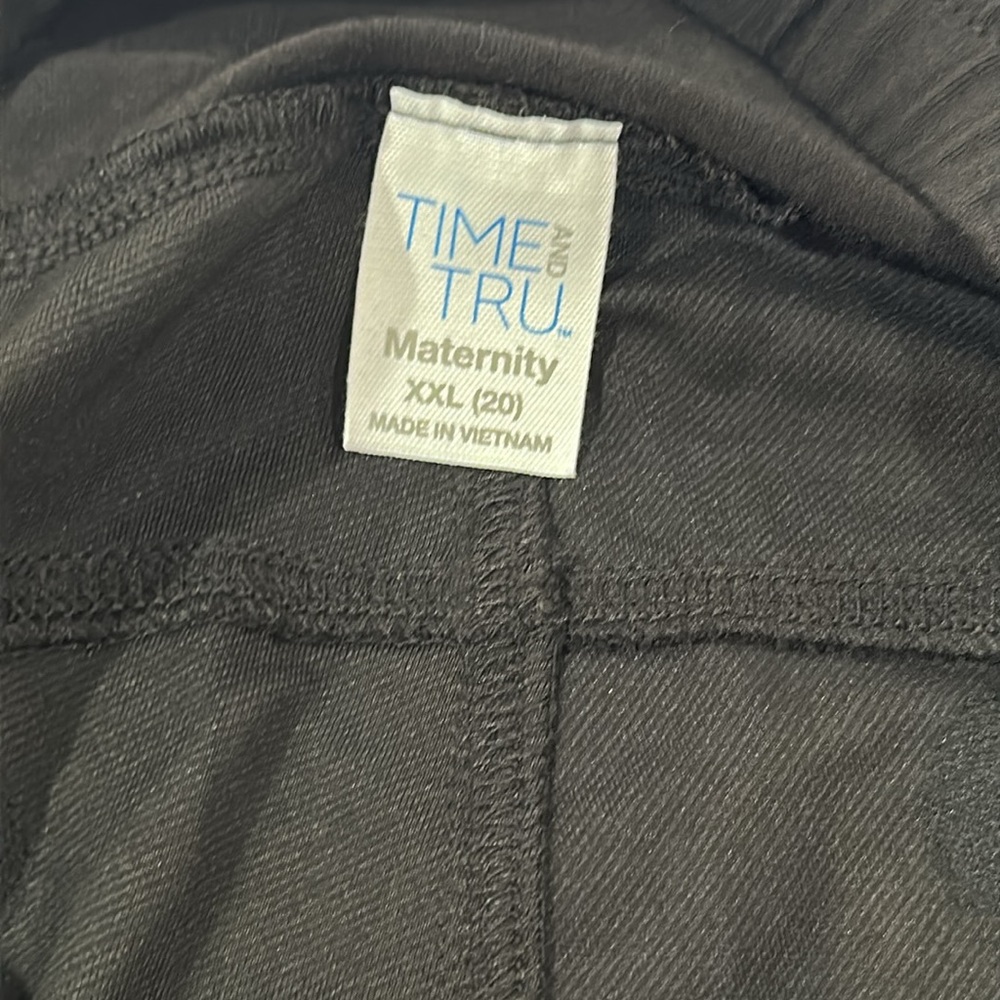 Time and Tru Maternity Essentials Straight Leg Jeggings Size XXL - Picture 11 of 12